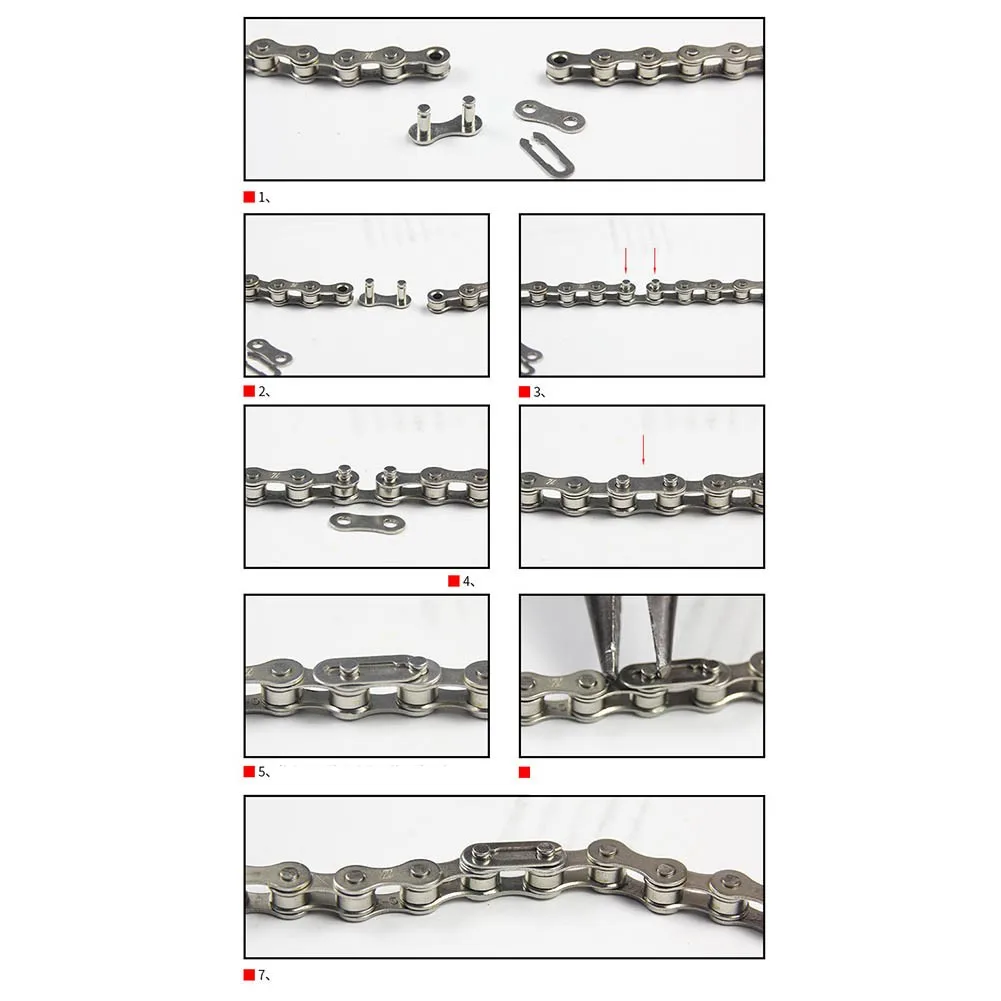 

Part Chain Master Link Steel Accessories Practical Single Speed 1/2 X 1/8 About 4g Chain Connector Master Links