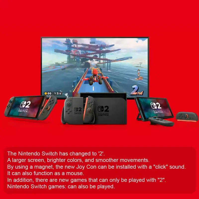 ニンテンドースイッチ Nintendo Switch 2 Game Console 7.9-inch LCD NS2 Handheld