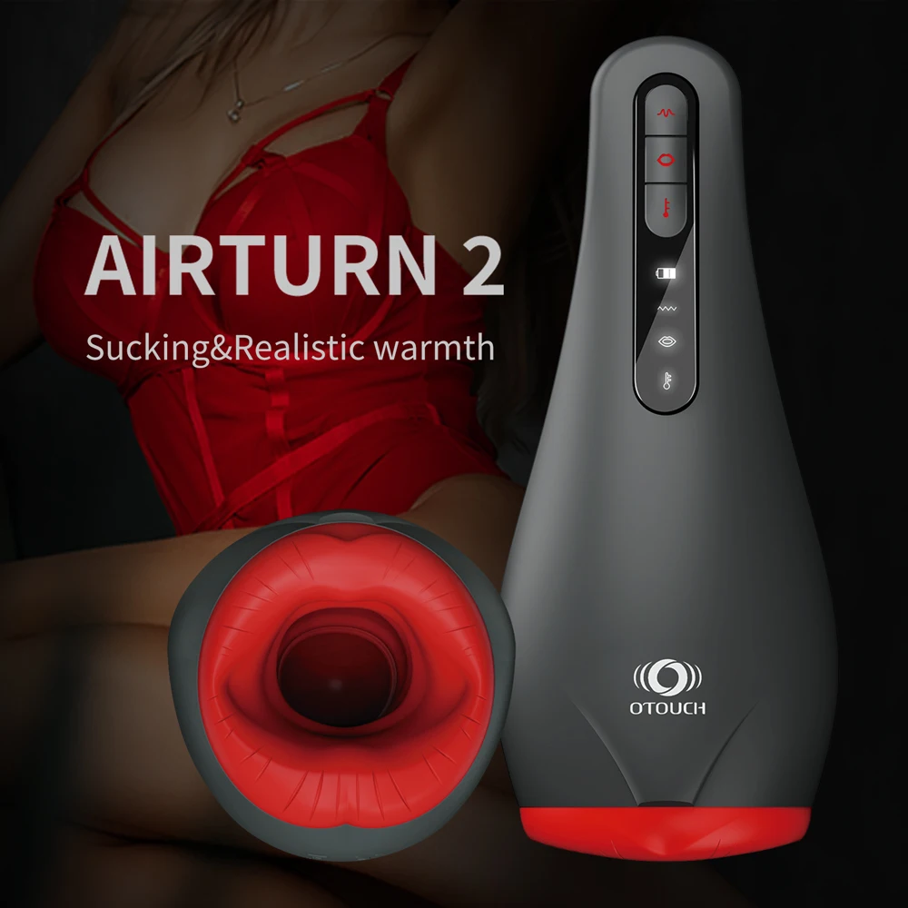 OTOUCH Airturn 2 Saugmännlicher Masturbator Sexspielzeug 18 echte Vagina Muschi Schwanz Saugen Vibrator Männer Masturbation 3 in 1 Waren für Erwachsene 1
