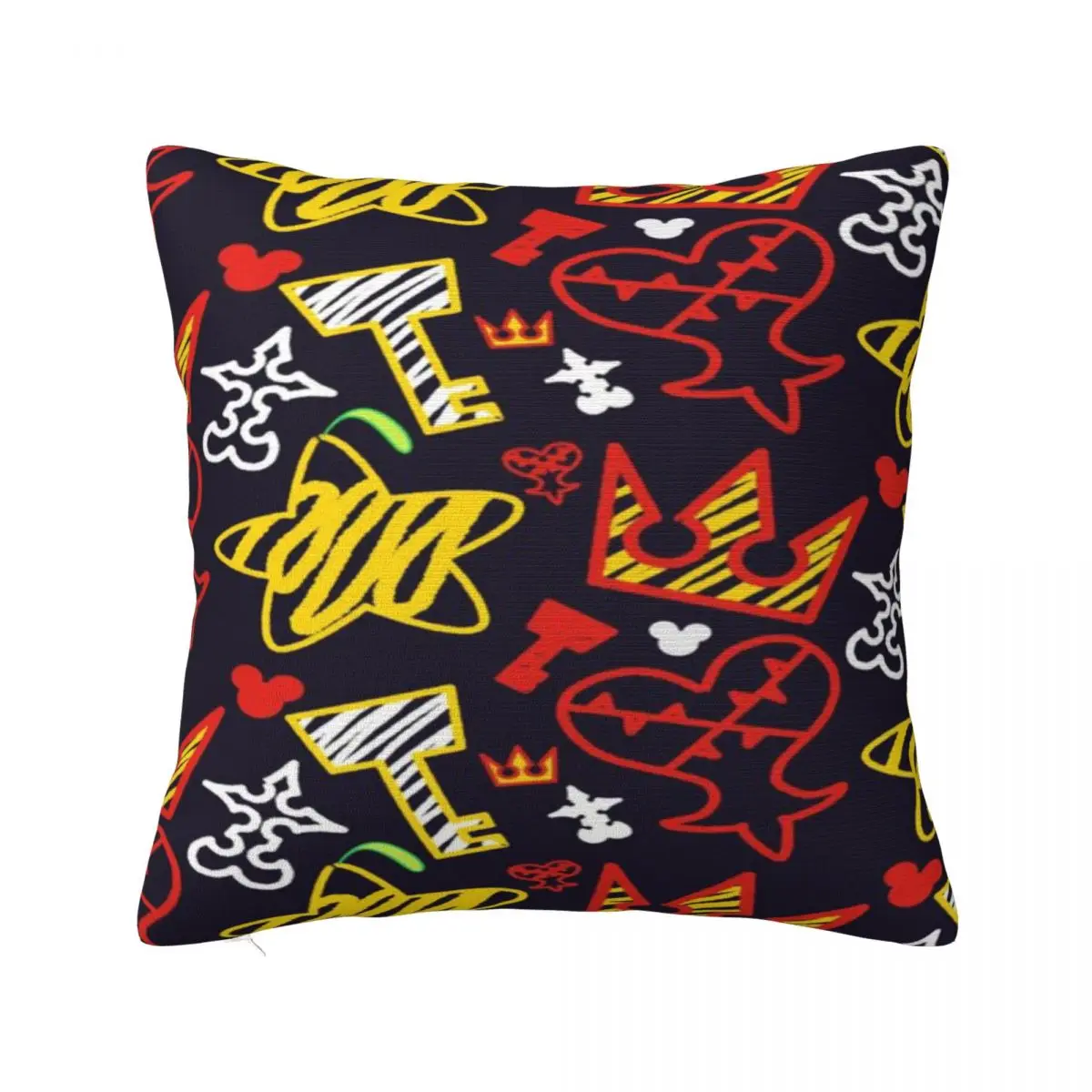 Kingdom Hearts Crayon Style Pattern - Bright A Federa