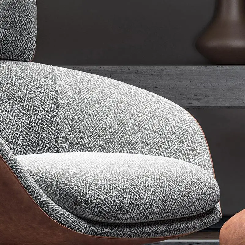 Italian Style Simple Luxury Single Lounge Chair For Living Room Modern Sofas Chaise Longue Design Creative Back Chairs