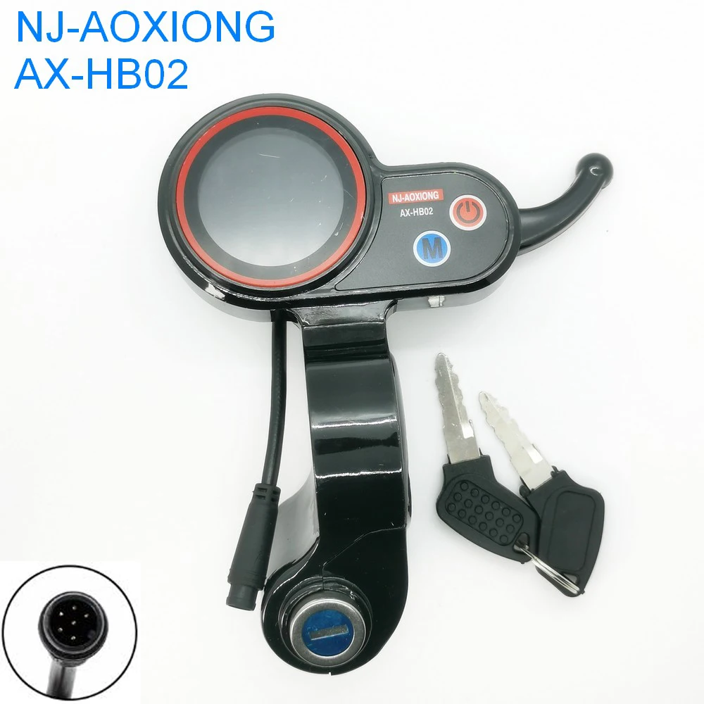 SZDGJ Display LCD for parti Kickscooter, for Hitway, for display scooter elettrico H5 con accessori cruscotto strumento di bloccaggio Visualizzazione dello strumento