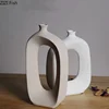 Ceramic Small Mouth Vase Flower Arrangement Dried Flower Vase Decorative Vases Ornament Decoration Crafts Home Accessories Vases 4