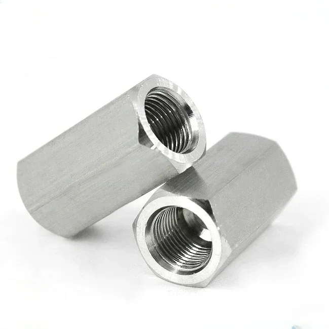 Female Hex Coupling Reducer Connector Pipe Fitting 304 Stainless M4 6 8 10 12 14 16 18 20 1/8" 1/4" 3/8" 1/2" 3/4" 1" BSP NPT stainless steel tube