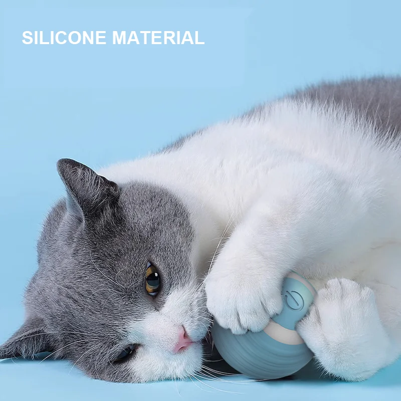 Cat Interactive Ball Smart Cat Toys for Pet Indoor Automatic Rolling Ball Electronic Interactive Toy Game Accessories cat toys