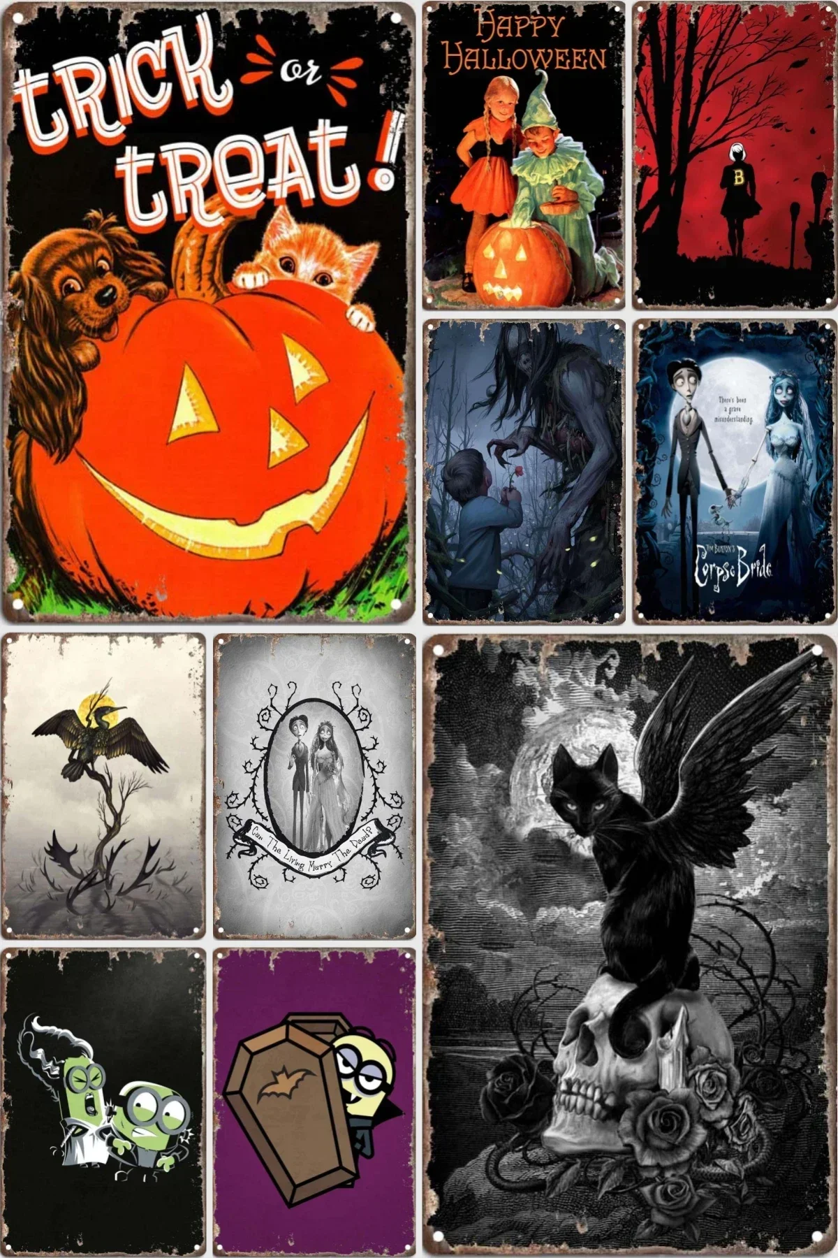

Украшение на Хэллоуин, металлический знак, украшение для игровой комнаты, украшение для стен, мужская пещера, Оловянная табличка, украшения для дома, паб, клуба, Ретро Декор