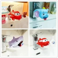 Children Washing Hand Faucet Extender Bathroom Sink Faucet Extender Shark Shape Water Tap Extender Gift for Baby Kids Toddler 1