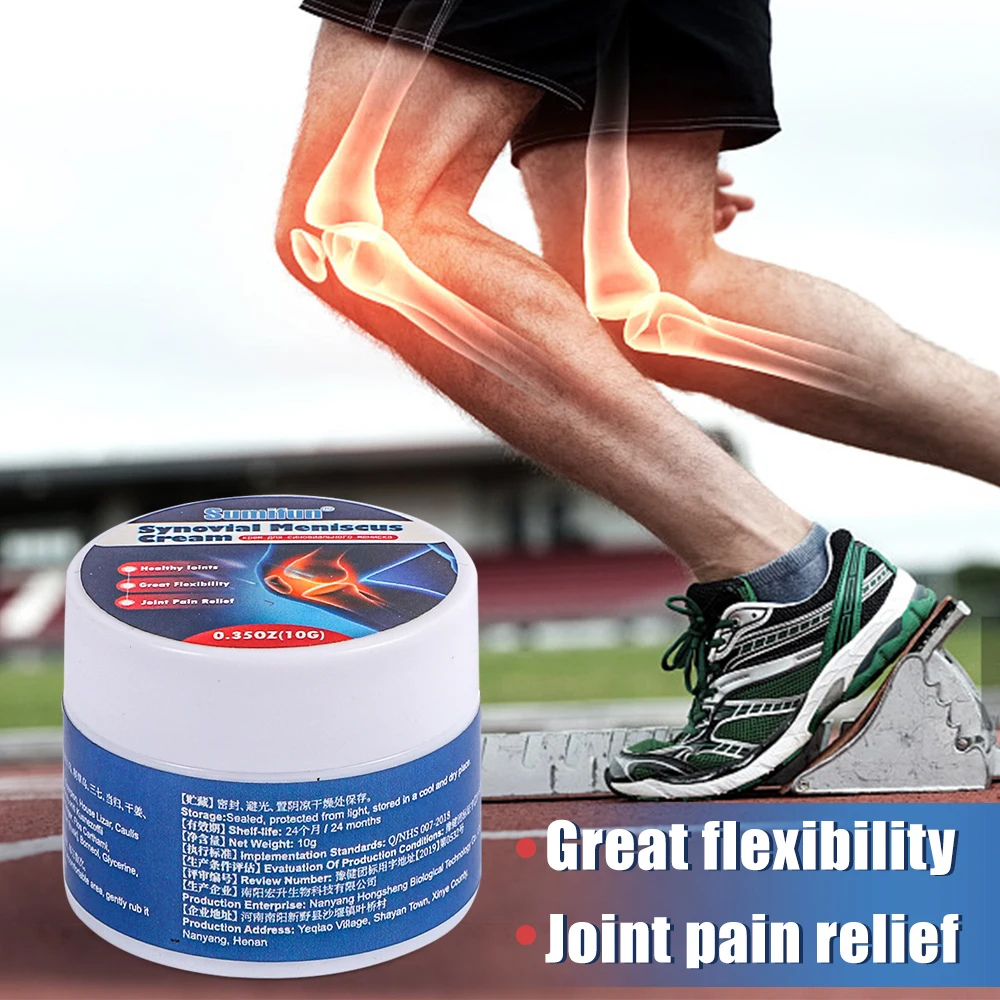 Pain Relief Cream Knee Pain Relief Cream 1/2/3Pcs Sumifun Knee Pain Relief Cream Treat Synovitis Synovial Meniscus Care Ointment Leg Arthritis Orthopedic Ache Plaster