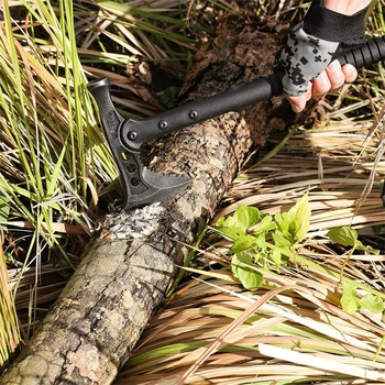 Outdoor Camping Axe Survival Touris Hatchet Tactical Tomahawk Multifunctional Portable Hunting Tools Emergency Gear Axes 5