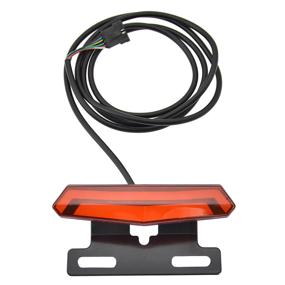 Luce posteriore freno LED per e-bike, luce di avvertimento freno ad alta luminosità, risparmio energetico, facile installazione per bici elettriche 36V 48V - immagine 5