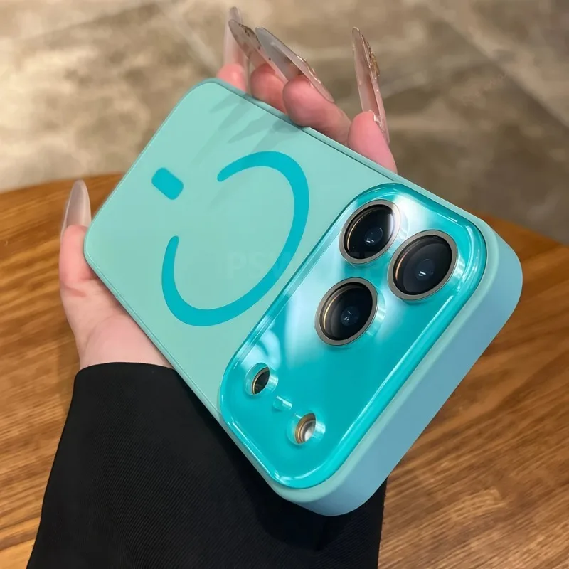 Official Magnetic Phone Case with Big Window Charger Protector Cover