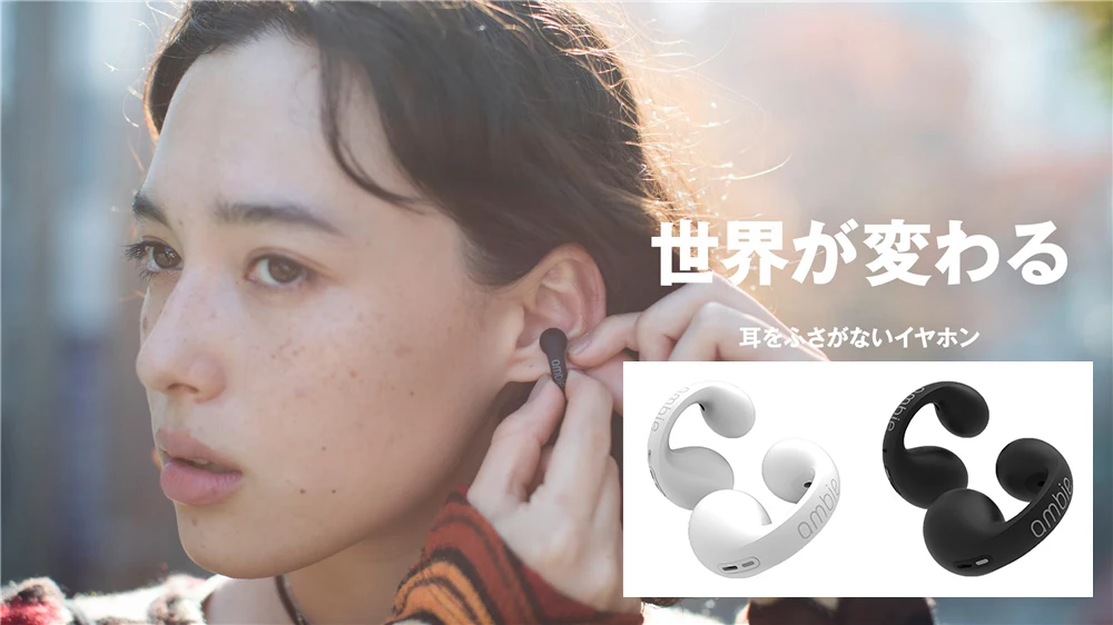 For Ambie Sound Earcuffs Ear Bone Conduction Earring Wireless Bluetooth  Earphones Auriculares Headset
