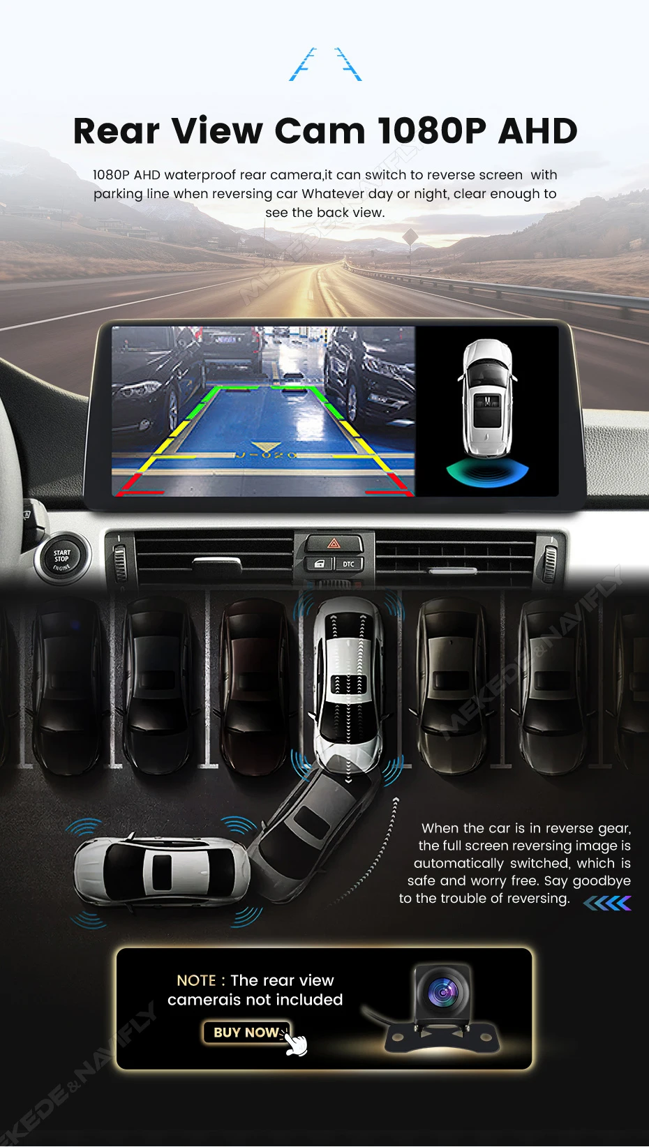 MEKEDE Auto-Multimedia-Intelligentes System für BMW X5 F15 X6 F16 (14-17) Kabelloses CarPlay Android Auto Mirror Link QLED 4G LTE WLAN – Detail 22