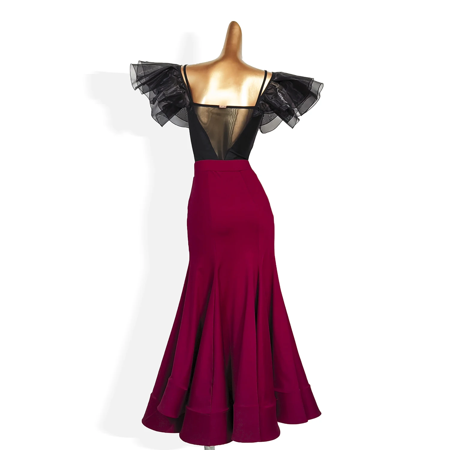 Women Dance Skirt Ballroom Skirt for Women Waltz Dance Wear Stage Skirts