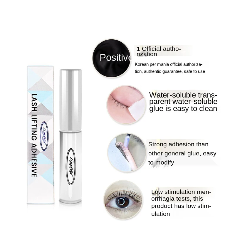 Lomansa 5ml  Authentic Lash Lifting Grafting eyelash glue Dries fast Eyelash Lifting Glue Strong adhesion Lash Lifting Adhesive images - 6