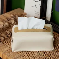 Household Tissue Box Holder Napkin Box Tissue Box Cover Waterproof Case Tissue Holder Mouchoirs Napkin Holder 2