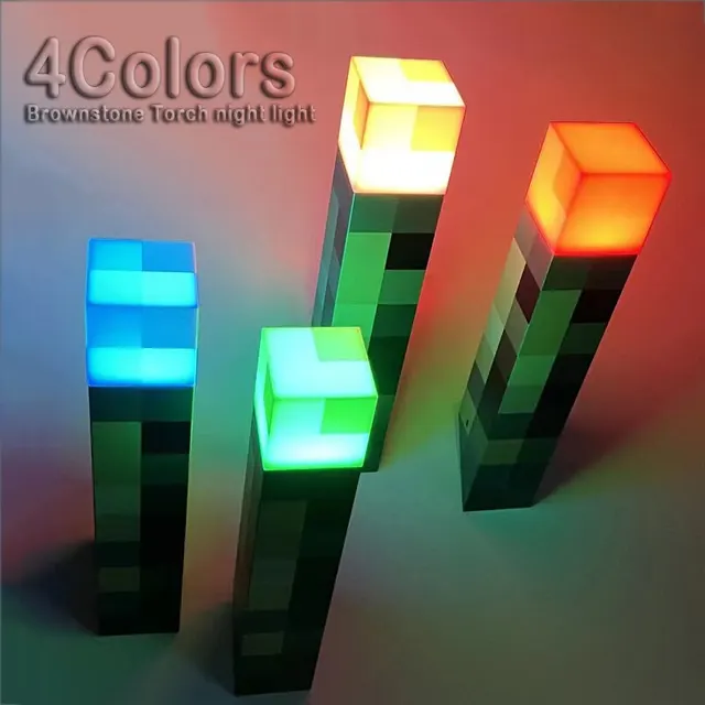 Brownstone Flashlight Torch Lamp Bedroom Decorative Light LED Night Light USB Charging with Buckle 11inch Children Gift 1