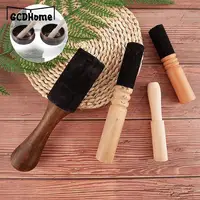 1PC Tibetan Singing Bowl Leather Stick Handmade Tibetan Buddhist Meditation Singing Bowl Leather Mallet 2