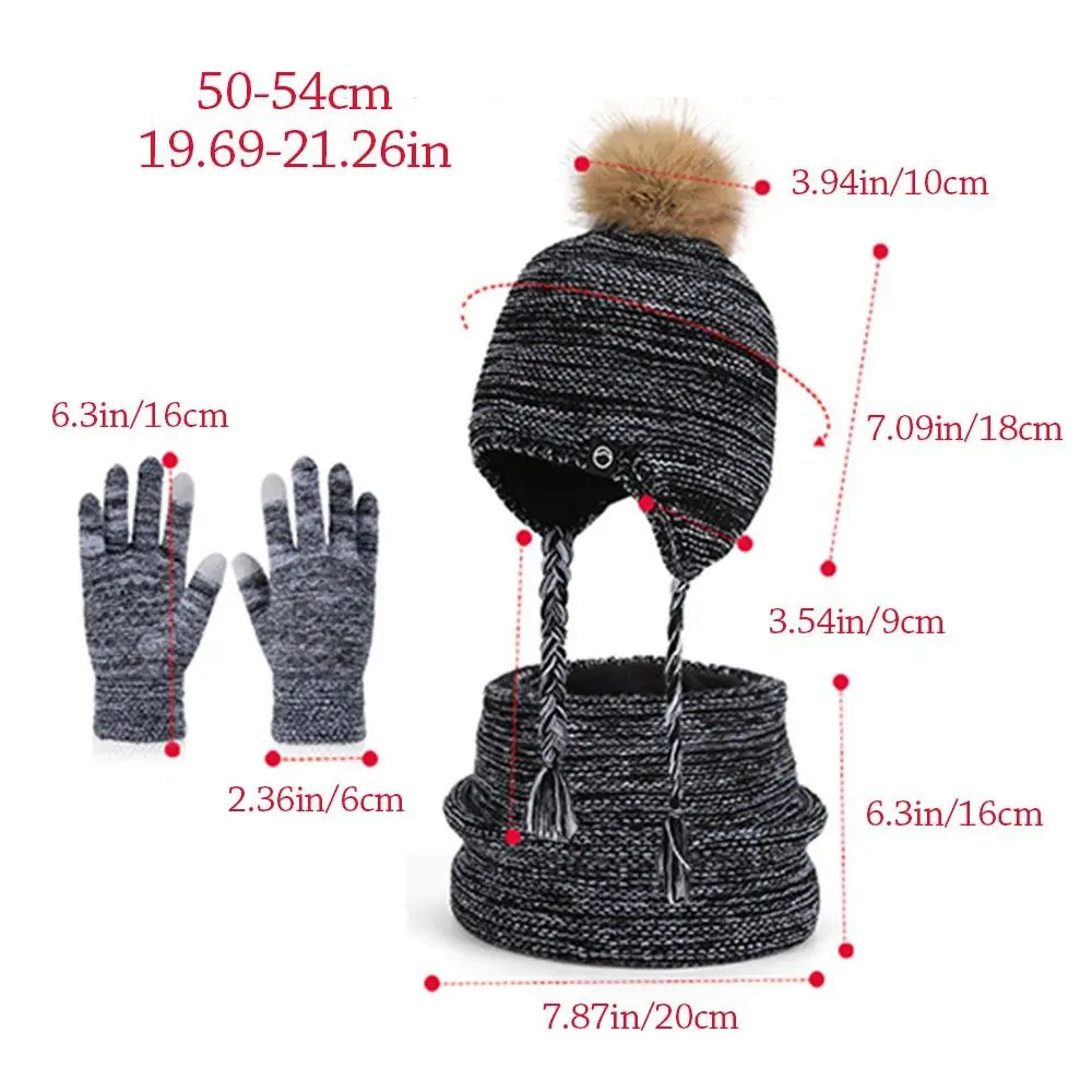 Fashion Warm Winter Hat Scarf Gloves Set S4bc2d3ed10984cdabb3a018754fe7148T