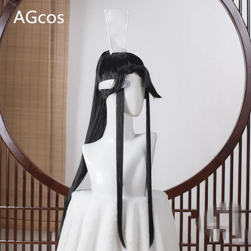 

Парик для косплея Agcos Mo knife zu Shi Lan sizhui Lan si Zhui Хэллоуин черные длинные парики