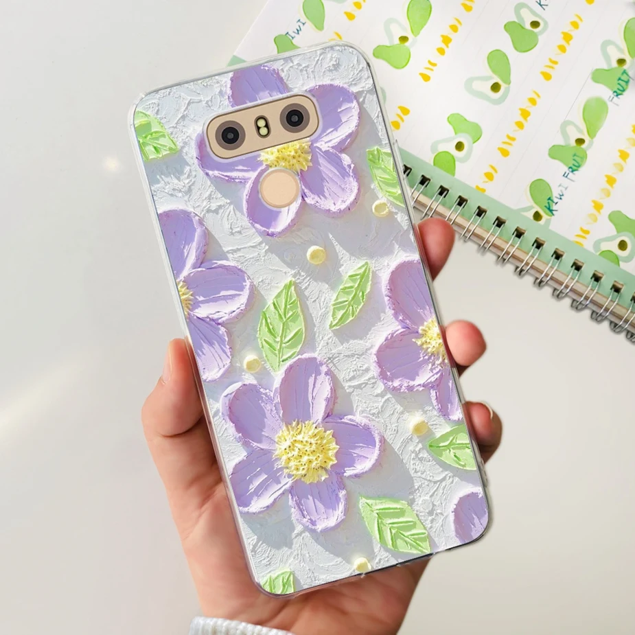 Chic Painted Soft TPU Phone Case - Cute Fashion Design with Bumper Protection