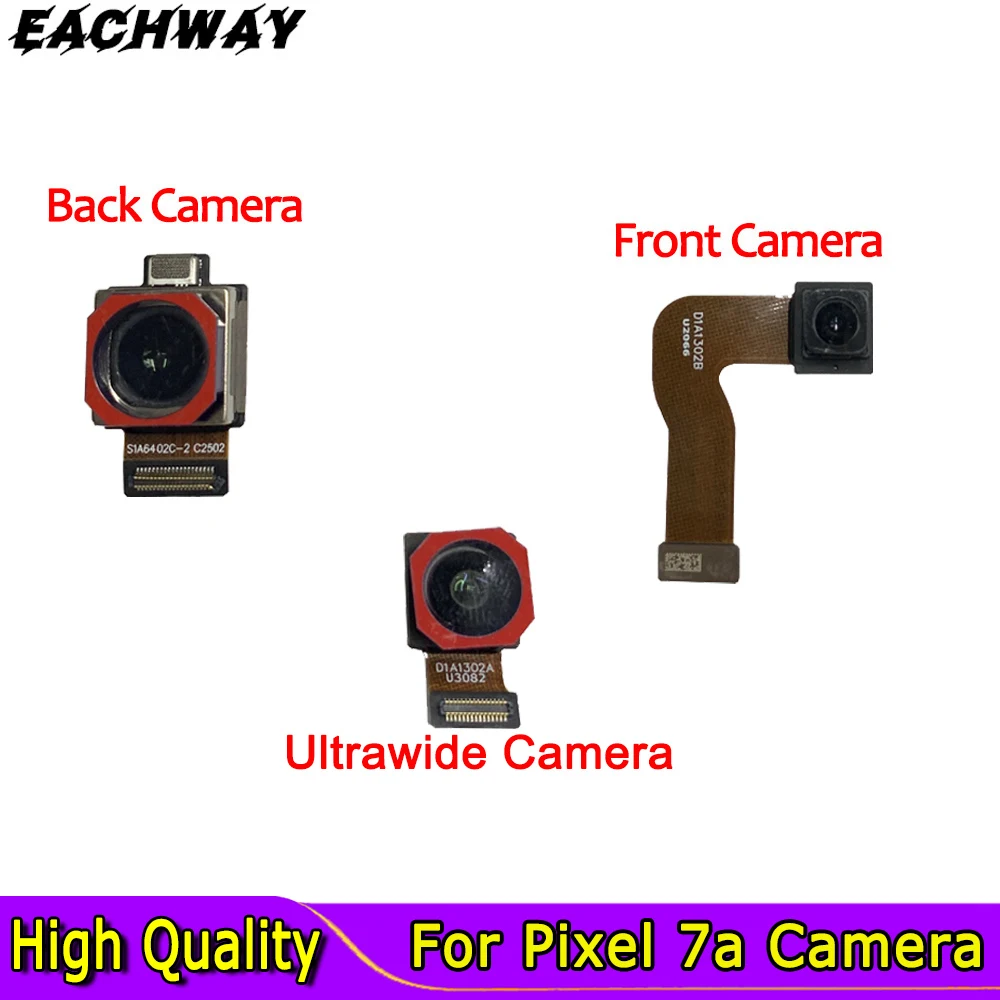 

For Google Pixel 7a Back Main Rear Big Camera Flex Cable Replacement GWKK3 GHL1X G0DZQ G82U8 For Google Pixel 7a Front Camera