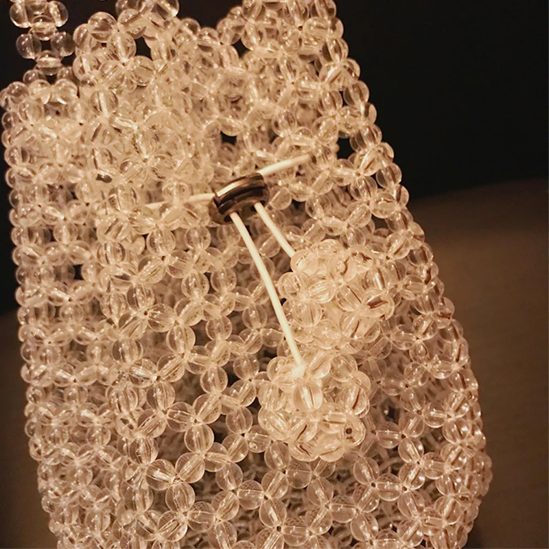 Customized Beaded Bag Women's Fashion Retro Colorful Design Handbag Celebrity Hand-woven Banquet Party Bags сумка из бусин 2023