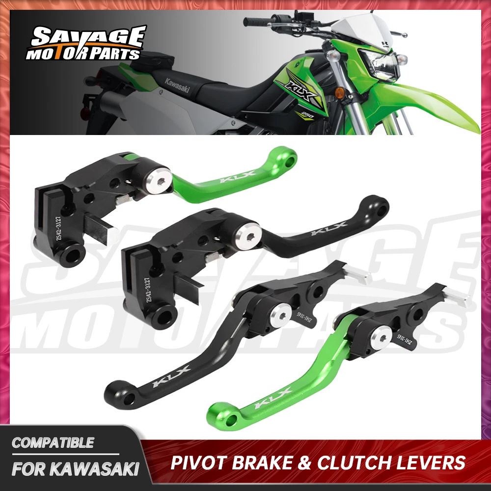 Pivot Brake Clutch Levers For KAWASAKI KLX 300SM KLX 250/S/SF KLX150L KLX230/R 