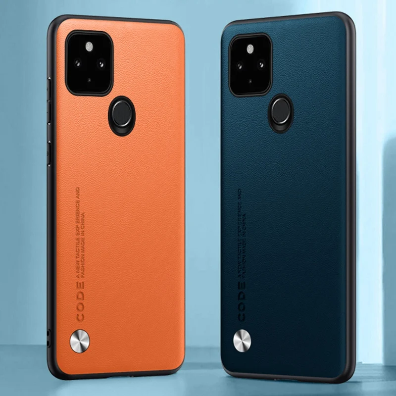 Luxury PU Leather Case For Google Pixel 5A 4A 5G Back Cover