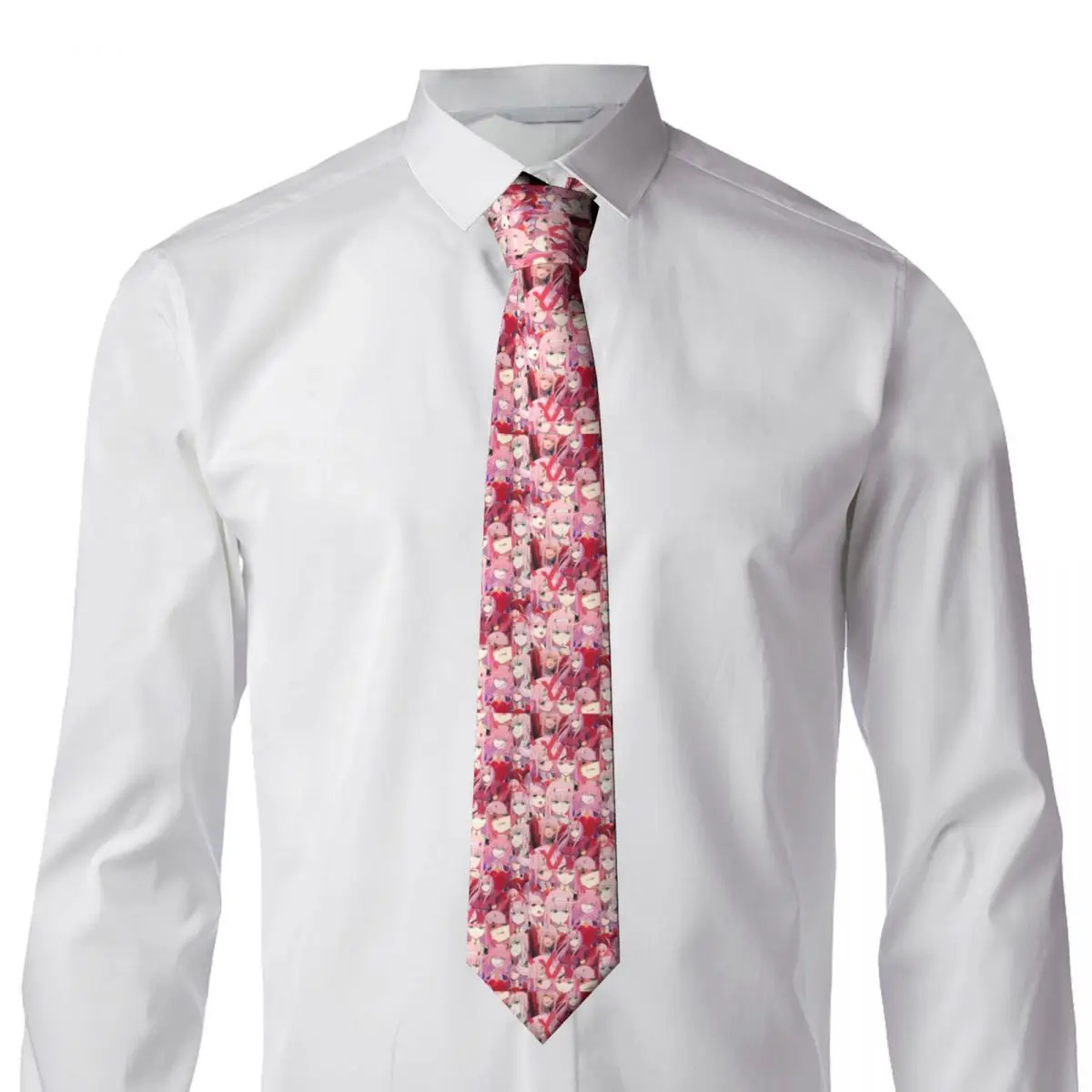 

Anime Girl Tie Doodle Cute Business Neck Ties Xmas Gift Men Retro Casual Necktie Accessories Quality Graphic Collar Tie