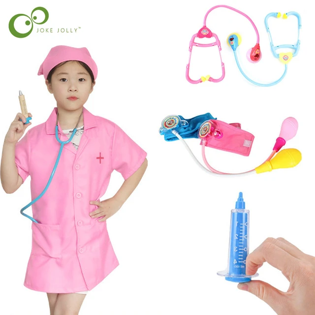 Kinder doen alsof verpleegster kleding stethoscoop spuit set jongens meisjes xpy _ - AliExpress Mobile