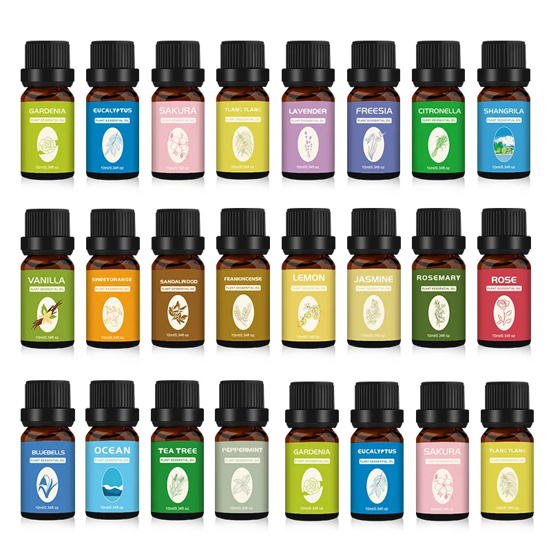 20 Types Aromatic Candle Essential Oil Aroma Oil Used in Humidifiers Diffusers Aromatherapy Stoves Materials for Making Candles fragrance oil,essential oil flavoring,organic essential oils