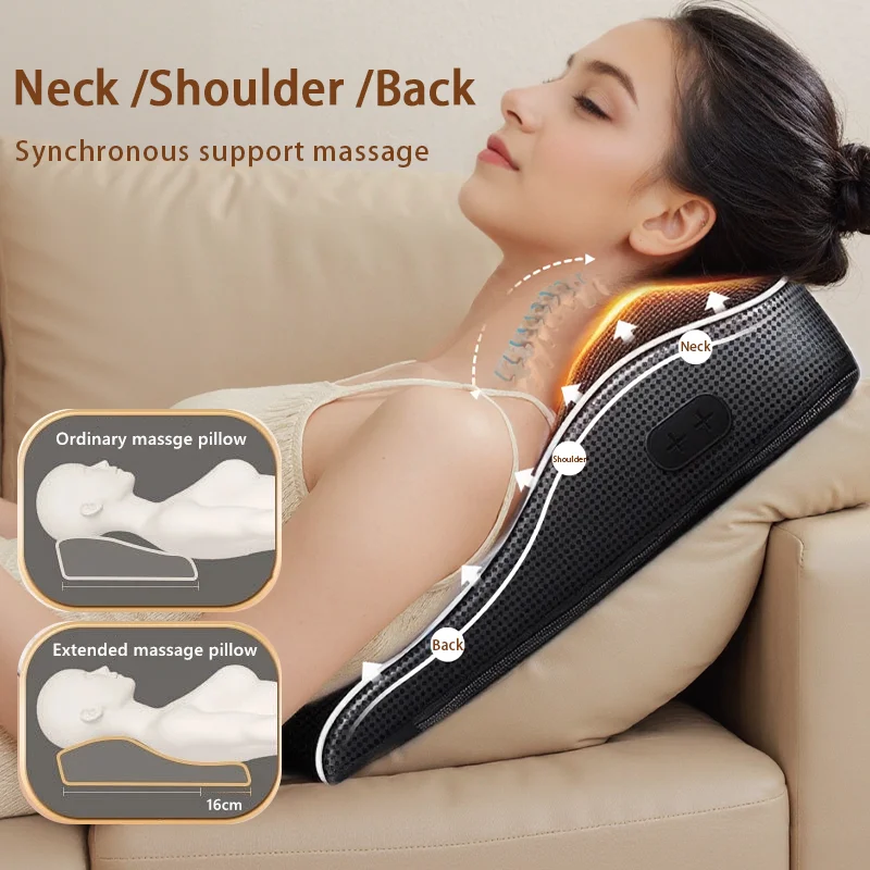 Head Body Back Waist Massager with Heating Vibrating Massage
