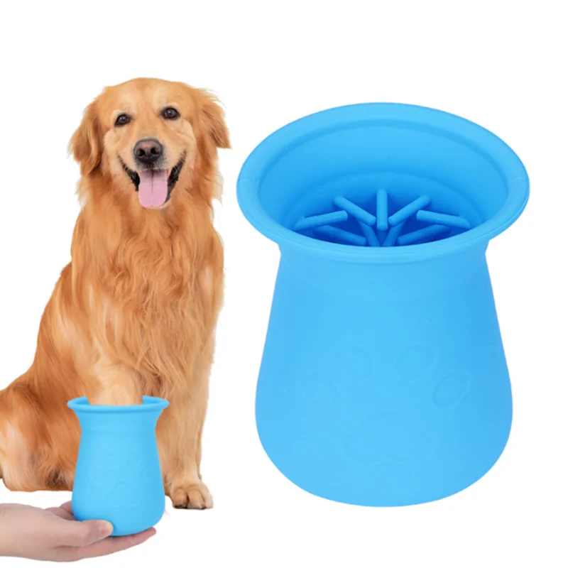 Pet Silicone Foot Washing Cup Dog Foot Washer Pet Claw Cleaning Tool Dog Clean Massager