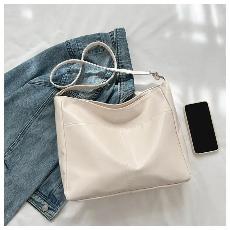 Women's Handbag Niche Design Shoulder Bag Female Daily Commuter Tote Bag Fashionable Hundred College Students Class Bag