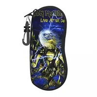 Rock Ironmaiden Glasses Case Waterproof Heavy Metal MusicGlasses Protector Protector Eyeglasses Box 1