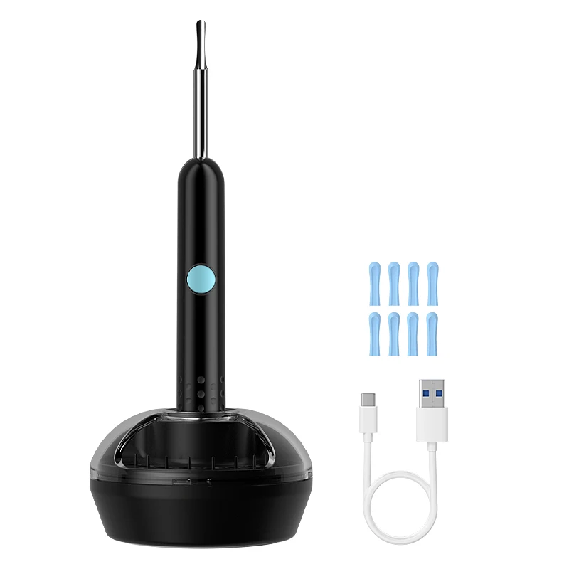 Black with Ear Case
