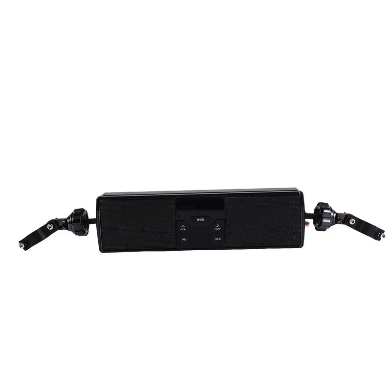 A22E-오토바이 스테레오 스피커 MP3 음악 플레이어 블루투스 플레이어, USB, AUX-IN, FM 라디오 포함, 7/8-1.25인치 핸들바 모터 스코용