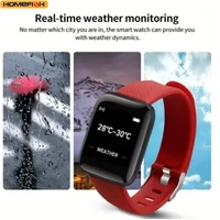 Multifunction Smart Watch For Men Women Kids Message Remind Music Control Sport Step Calories D13 Smartwatch Alarm Clock 116Plus - Image 4