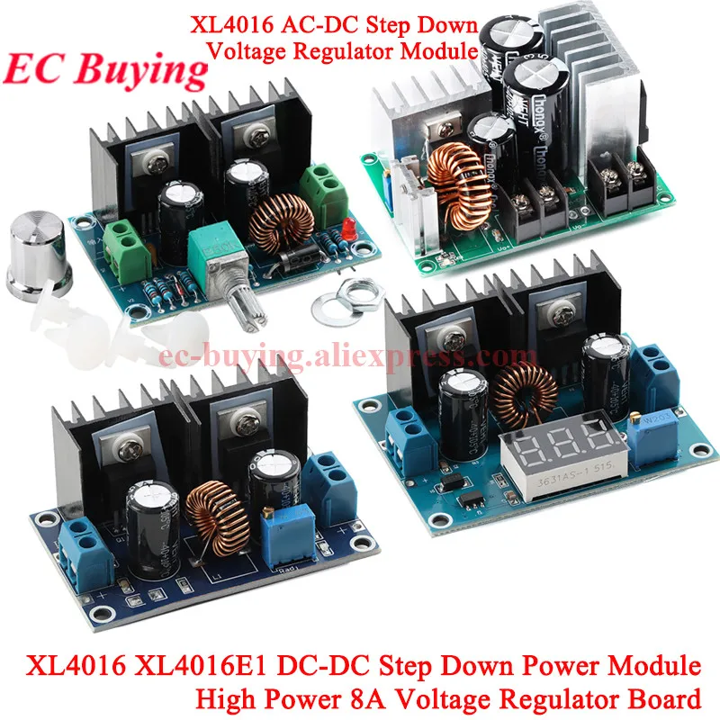 XL4016E1 XL4016 Hochleistungs-Gleichspannungsregler DC-DC XH-M401 M404 Abstands-Abwärtsmodul mit maximalem 8 A Reifenspannungsregler