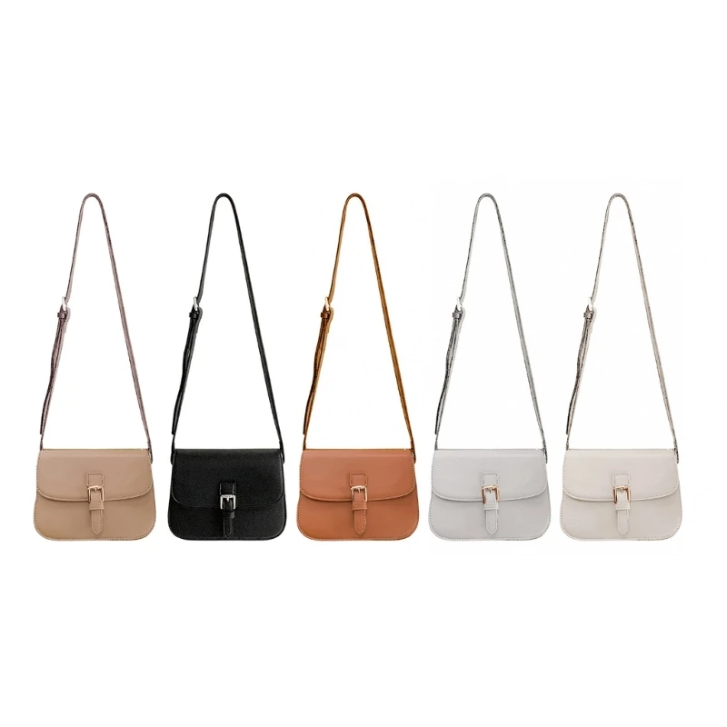 PU Shoulder Bag Crossbody Bag Mini Square Lipstick Bag Cosmetics Makeup Bag