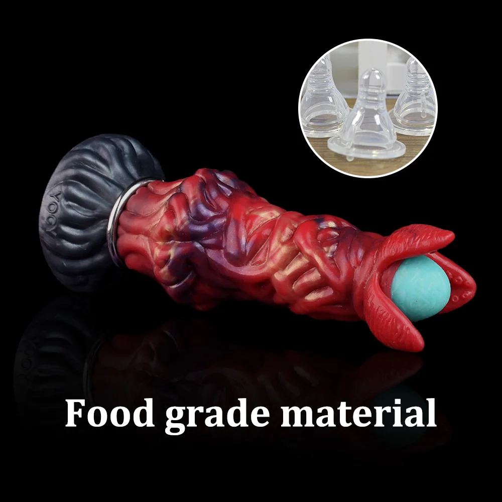Plug anale fantasy dildo in silicone per uomo e donna monster_voghion.com