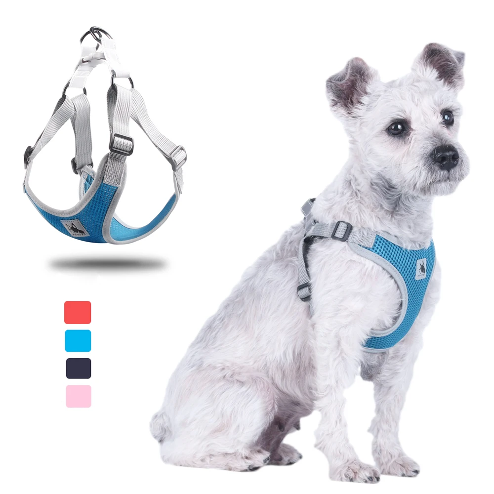 

Breathable Mesh Pet Dog Sling, Puppy Reflective Sling, Soft Chest Strap, Small Medium Dog Traction Chest Strap, Summer