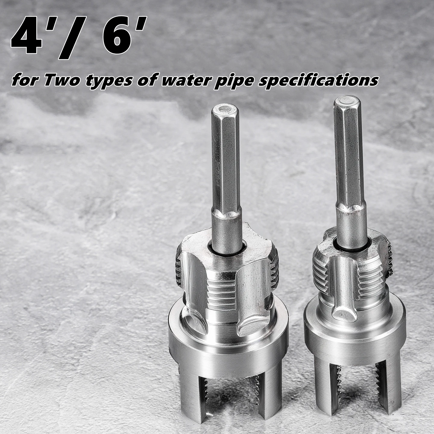 Integrated Internal External Pipe Threading Tool (3/4"),Hex Shank Die Pipe Threader Cutting Tool Universal Wire Cutting Tool