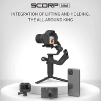 FeiyuTech 2022 New SCORP Mini All in One Gimbal Stabilizer 3 Axis Handheld for Gopro 9