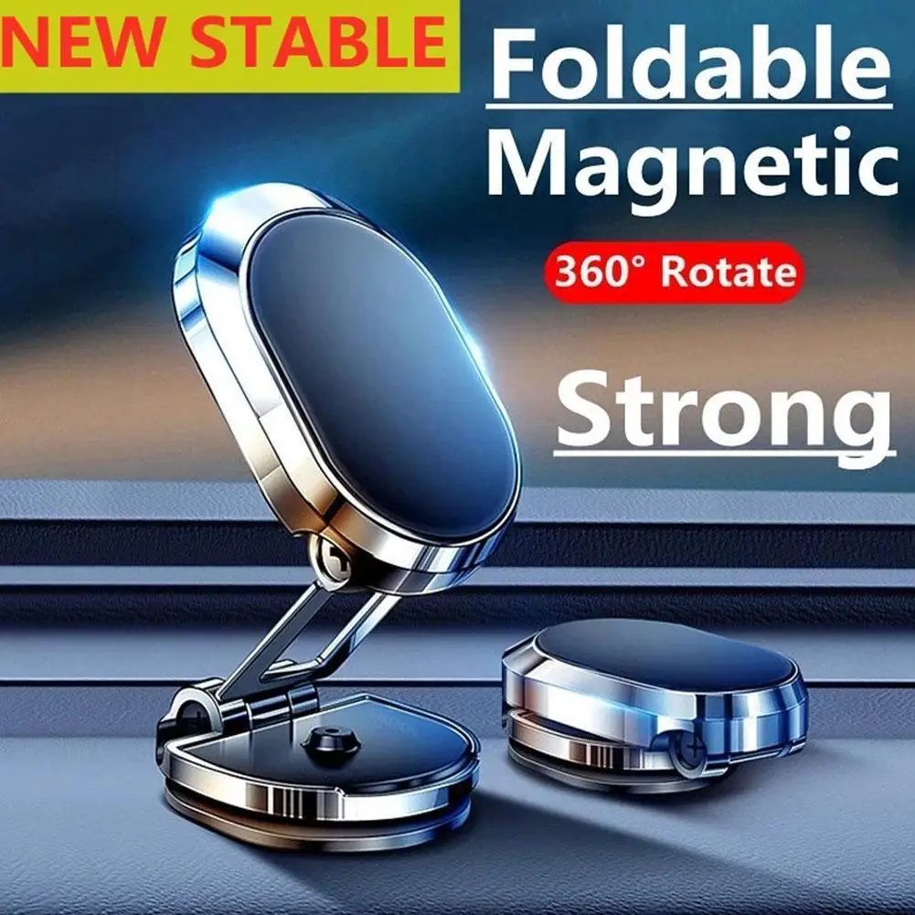 

Magnetic Car Phone Holder Adjustable Rotation Mount Mobile Cell Phone Stand GPS For IPhone 14 13 12 Samsung