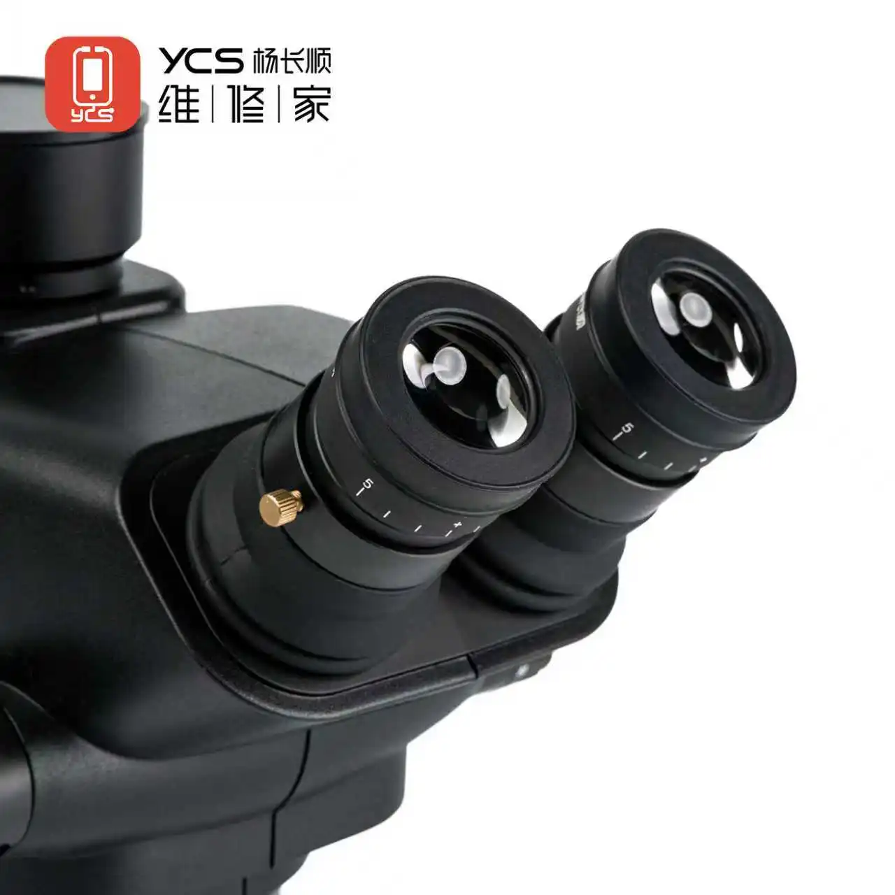 YCS 71 Ultra Trinocular Microscope Head 0.67X-45X Zoom for Phone