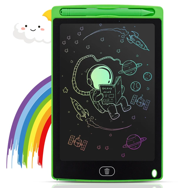 12" LCD Writing Tablet for Kids - Reusable Drawing Board with Eye Protection, Lock Function, Instant Erase - Gift for Boys Girls 3