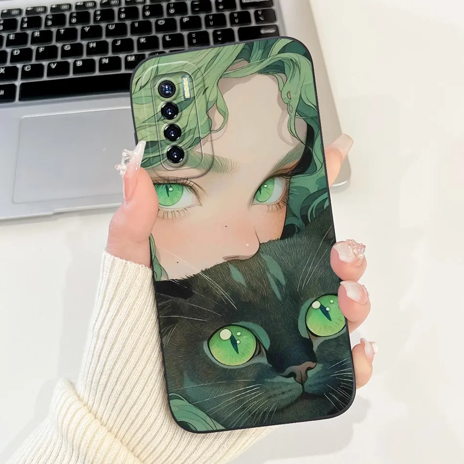 Elegant Floral Pattern Soft Silicone Shockproof Phone Case