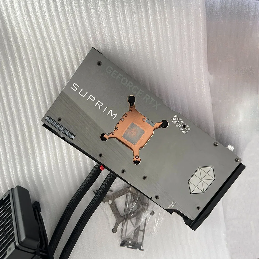 水冷ヒートシンク,冷却ファン,PCBボード,オリジナル,msi rtx4090液体